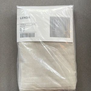 IKEA Lenda curtains (pr) with tie backs